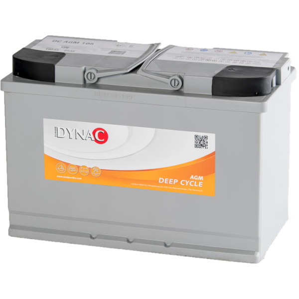 DYNAC Deep Cycle - DC AGM 105 - 12V 105AH