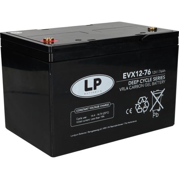 Bleiakku  EVX12076 T6 - 12V - 76AH