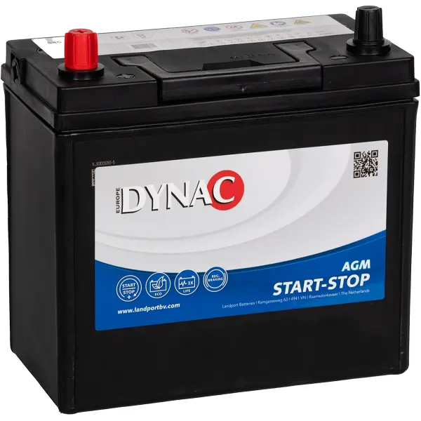 DYNAC D45 AGM - 12V - 45AH - 340A (EN)