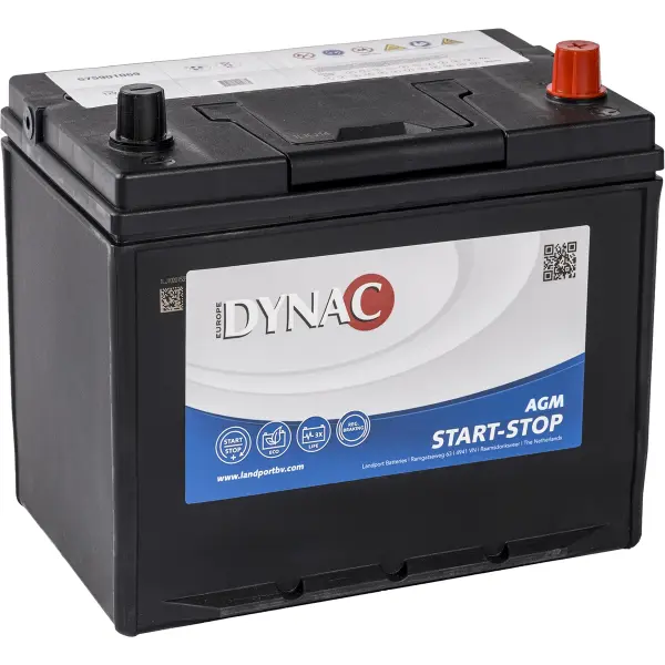 DYNAC D75 AGM - 12V - 74AH - 690A (EN)