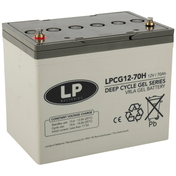 LP Gelbatterie LPCG12-70H - 12V - 70AH - T6