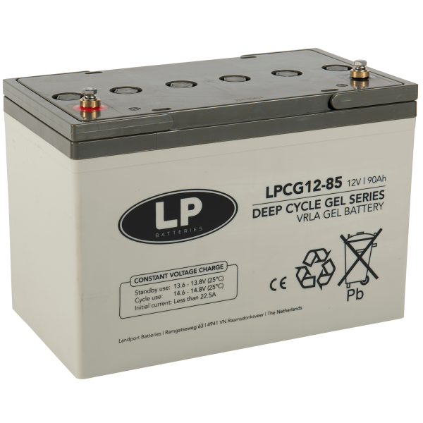 LP Gelbatterie LPCG12-85 - 12V - 90AH - T6
