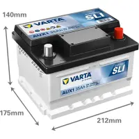 Varta Dynamic AUX - AUX1 - 12V - 35AH - 520A(EN)