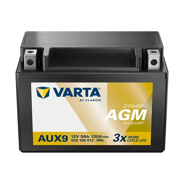 Varta Dynamic AUX - AUX9 - 12V - 9AH - 130A (EN)