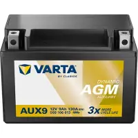 Varta Dynamic AUX - AUX9 - 12V - 9AH - 130A (EN)