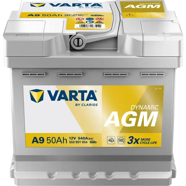 VARTA Dynamic AGM - A9 - 12V - 50AH - 540A (EN)