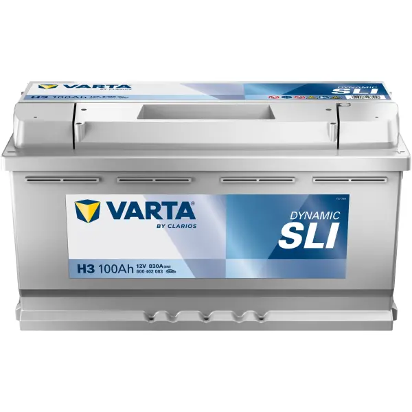 VARTA Dynamic SLI - H3 - 12V - 100AH - 8 box
