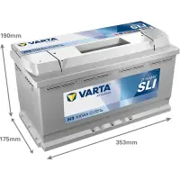 VARTA Dynamic SLI - H3 - 12V - 100AH - 830A (EN)