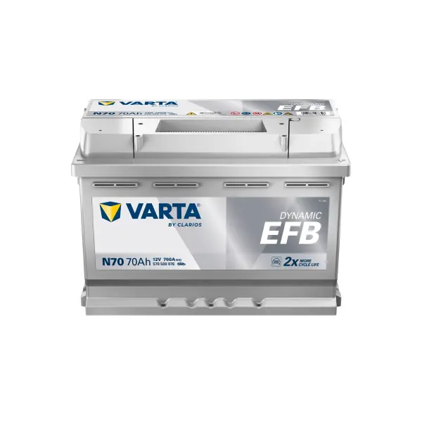 VARTA Dynamic EFB - N70 - 12V - 70AH - 760A (EN)