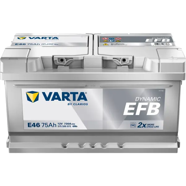 VARTA Dynamic EFB - E46 - 12V - 75AH - 730A (EN)