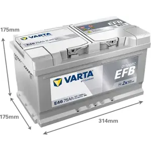 VARTA Dynamic EFB - E46 - 12V - 75AH - 730A (EN)