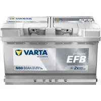 VARTA Dynamic EFB - N80 - 12V - 80AH - 800A (EN)