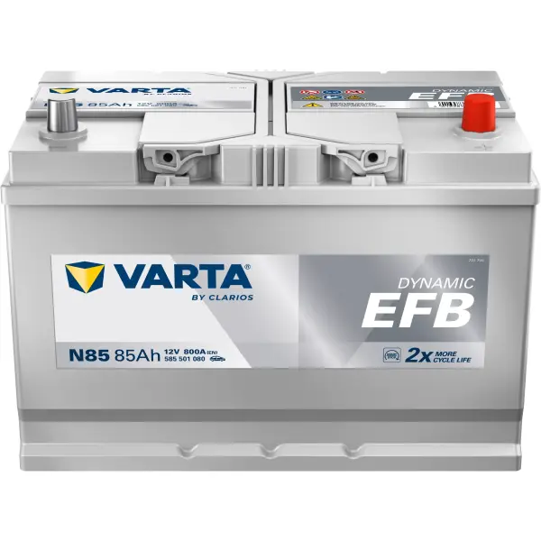 VARTA Dynamic EFB - N85 - 12V - 85AH - 800A (EN)