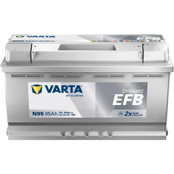 VARTA Dynamic EFB - N95 - 12V - 95AH - 850A (EN)
