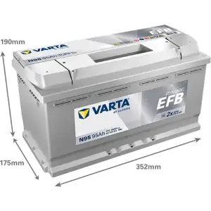 VARTA Dynamic EFB - N95 - 12V - 95AH - 850A (EN)