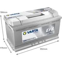 VARTA Dynamic EFB - N95 - 12V - 95AH - 850A (EN)