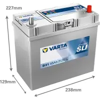 VARTA Dynamic SLI - B31 - 12V - 45AH - 330A (EN)