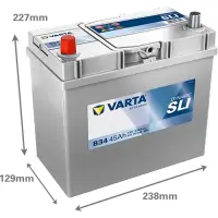 VARTA Dynamic SLI - B34 - 12V - 45AH - 330A (EN)