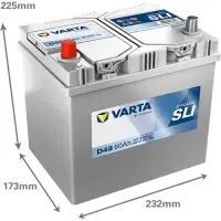 VARTA Dynamic SLI - D48 - 12V - 60AH - 540A (EN)