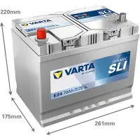 VARTA Dynamic SLI - E24 - 12V - 70AH - 630A (EN)