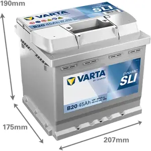 VARTA Dynamic SLI - B20 - 12V - 45AH - 400A (EN)