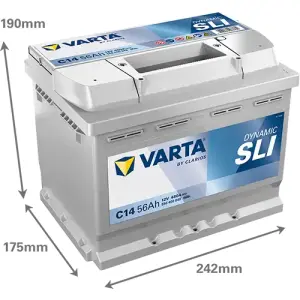 VARTA Dynamic SLI - C14 - 12V - 56AH - 480A (EN)