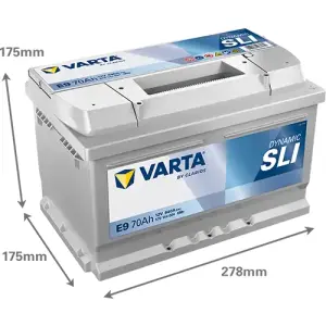 VARTA Dynamic SLI - E9 - 12V - 70AH - 640A (EN)