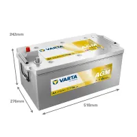 VARTA Promotive AGM - A1 - 12V - 210AH - 1200A (EN)