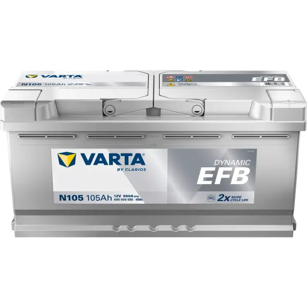 VARTA Dynamic EFB - N105 - 12V - 105AH - 950A (EN)