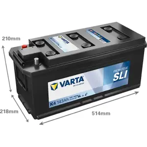 VARTA Promotive SLI - K4 - 12V - 143AH - 950A (EN)