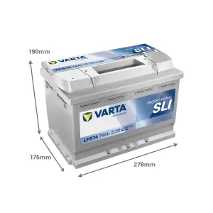 Varta Professional Starter SLI - LFS74 - 12V - 74AH - 680A (EN)