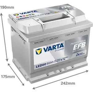 VARTA Professional Dual Purpose EFB - LED60 - 12V - 60AH - 680A (EN)