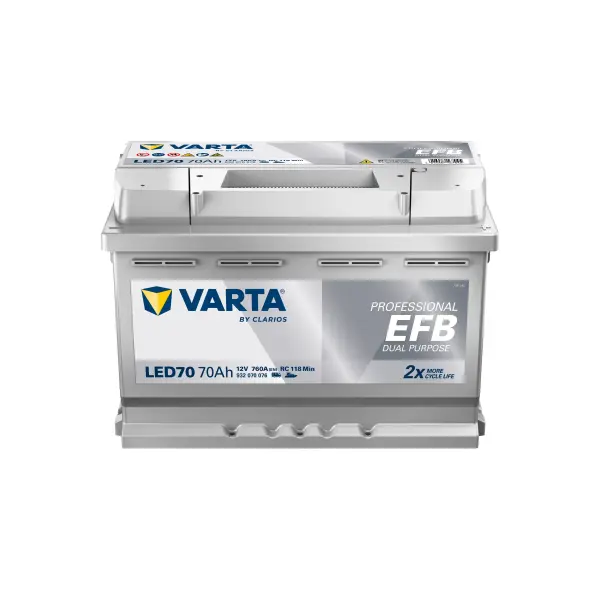 VARTA Professional Dual Purpose EFB - LED70 - 12V - 70AH - 760A (EN)