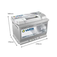 VARTA Professional Dual Purpose EFB - LED70 - 12V - 70AH - 760A (EN)