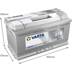 VARTA Professional Dual Purpose EFB - LED95 - 12V - 95AH - 850A (EN)