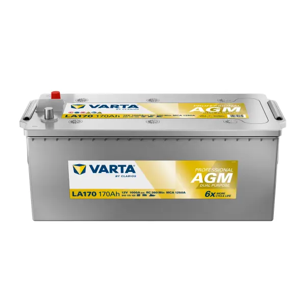 VARTA Professional Dual Purpose AGM - LA170 - 12V - 170AH - 