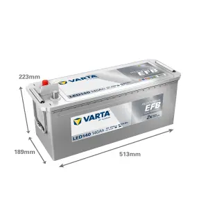 VARTA Professional Dual Purpose EFB - LED140 - 12V - 140AH - 800A (EN)