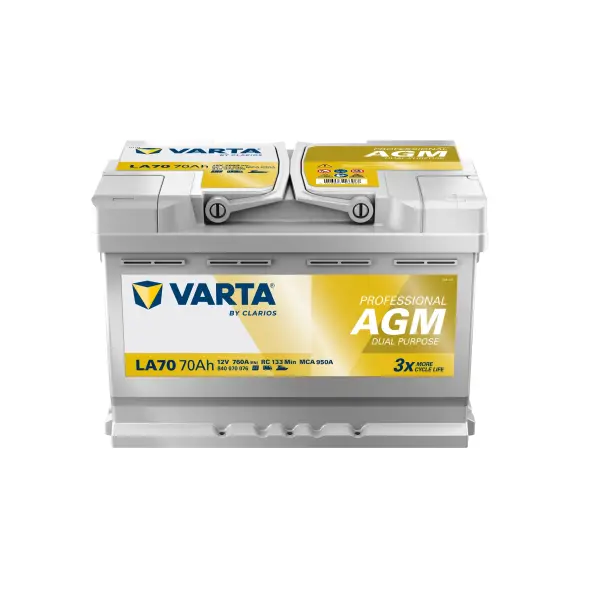 VARTA Professional Dual Purpose AGM - LA70 - 12V - 70AH - 76