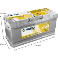 VARTA Professional Dual Purpose AGM - LA105 - 12V - 105AH - 950A (EN)