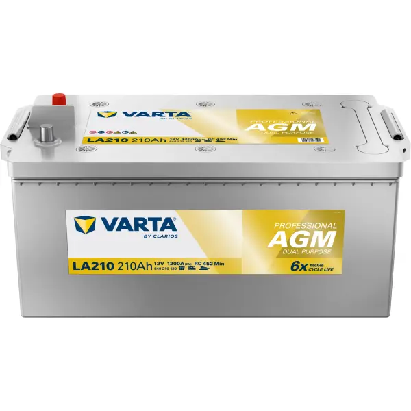 VARTA Professional Dual Purpose AGM - LA210 - 12V - 210AH - 