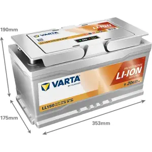 VARTA Professional LI-ON - LL150 - 12,8 V - 150 AH