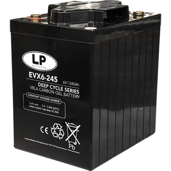 Bleiakku EVX6245 T11 - 6V - 245AH