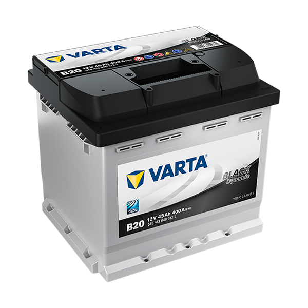 VARTA BLACK dynamic B20 - 12V - 45AH - 400A (EN)