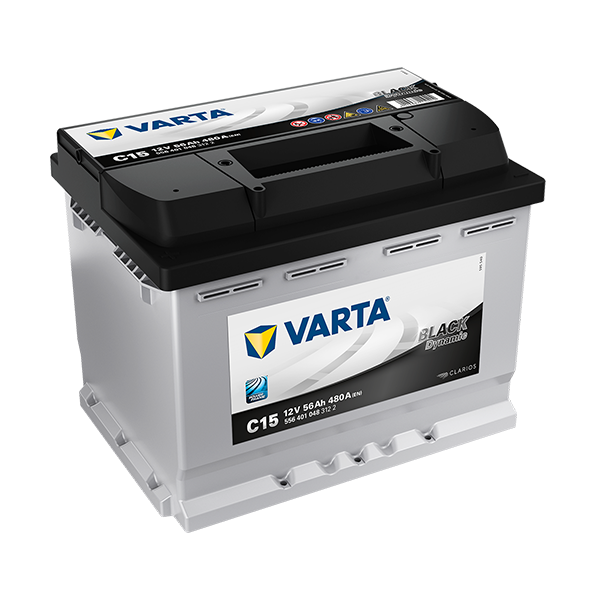 Varta Black Dynamic C15 - 12V - 56AH - 480A (EN)