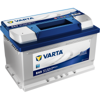Varta Blue Dynamic E43 - 12V - 72AH - 680A (EN)
